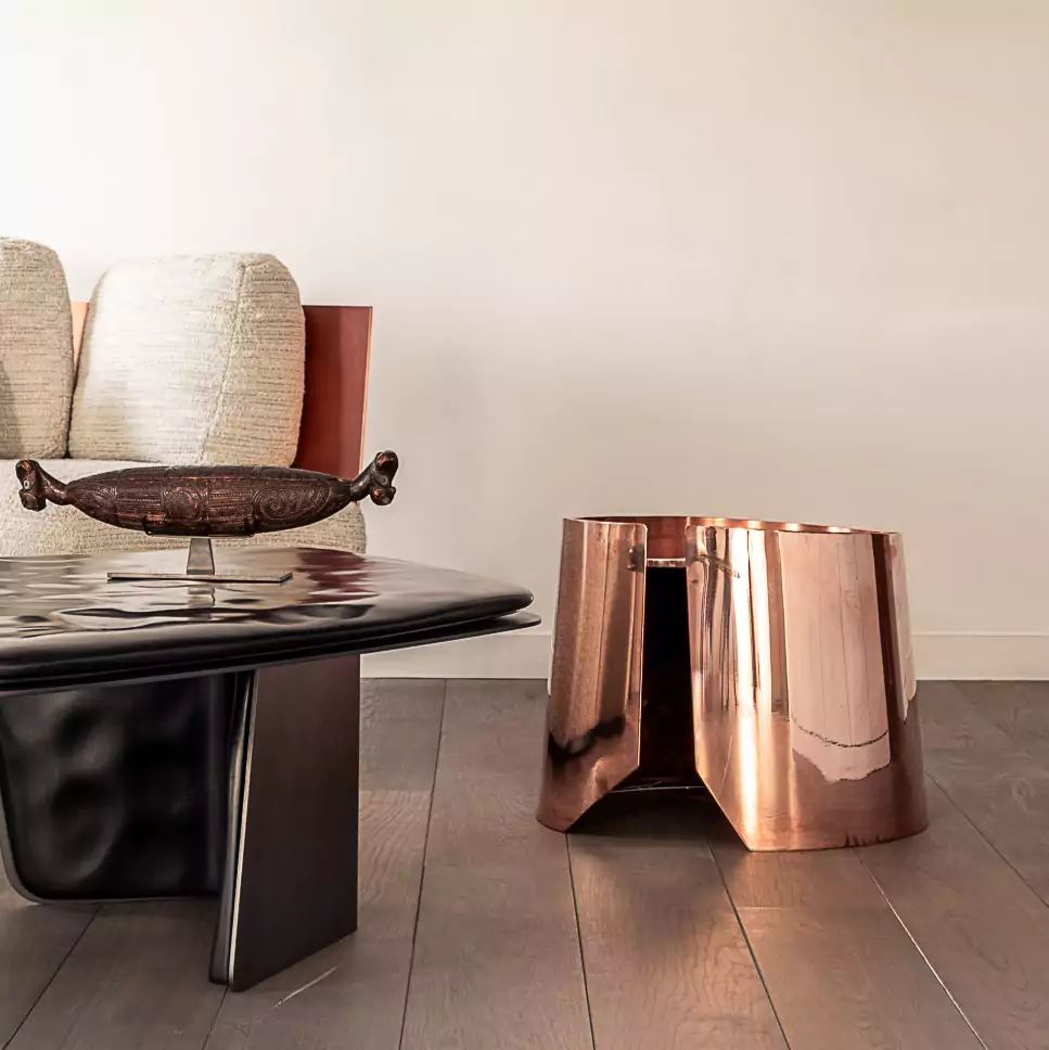 Table Drum Bronze